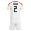Camisetas Alemania Antonio Rudiger 2 Primera Euro 2024 - Niño (+ Pantalones)